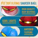 Pet Toy Flying Saucer Ball