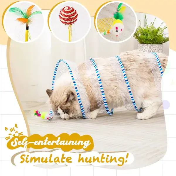 Image of the cat tunnel toy