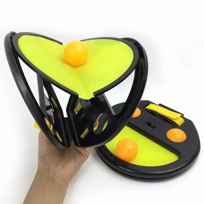 Playing Toss and Catch Ball Game Outdoors