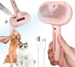 Self-Cleaning Spray Cat Brush for Shedding - Image 2