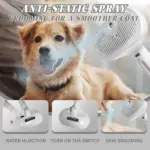 Self-Cleaning Spray Cat Brush for Shedding - Image 6