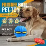 Pet Toy Flying Saucer Ball – Transforming Fetch Toy for Dogs - Image 2