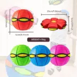 Pet Toy Flying Saucer Ball – Transforming Fetch Toy for Dogs - Image 11