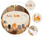 Naughty Cat Waterproof Tablecloth – Machine Washable & Oilproof - Image 6
